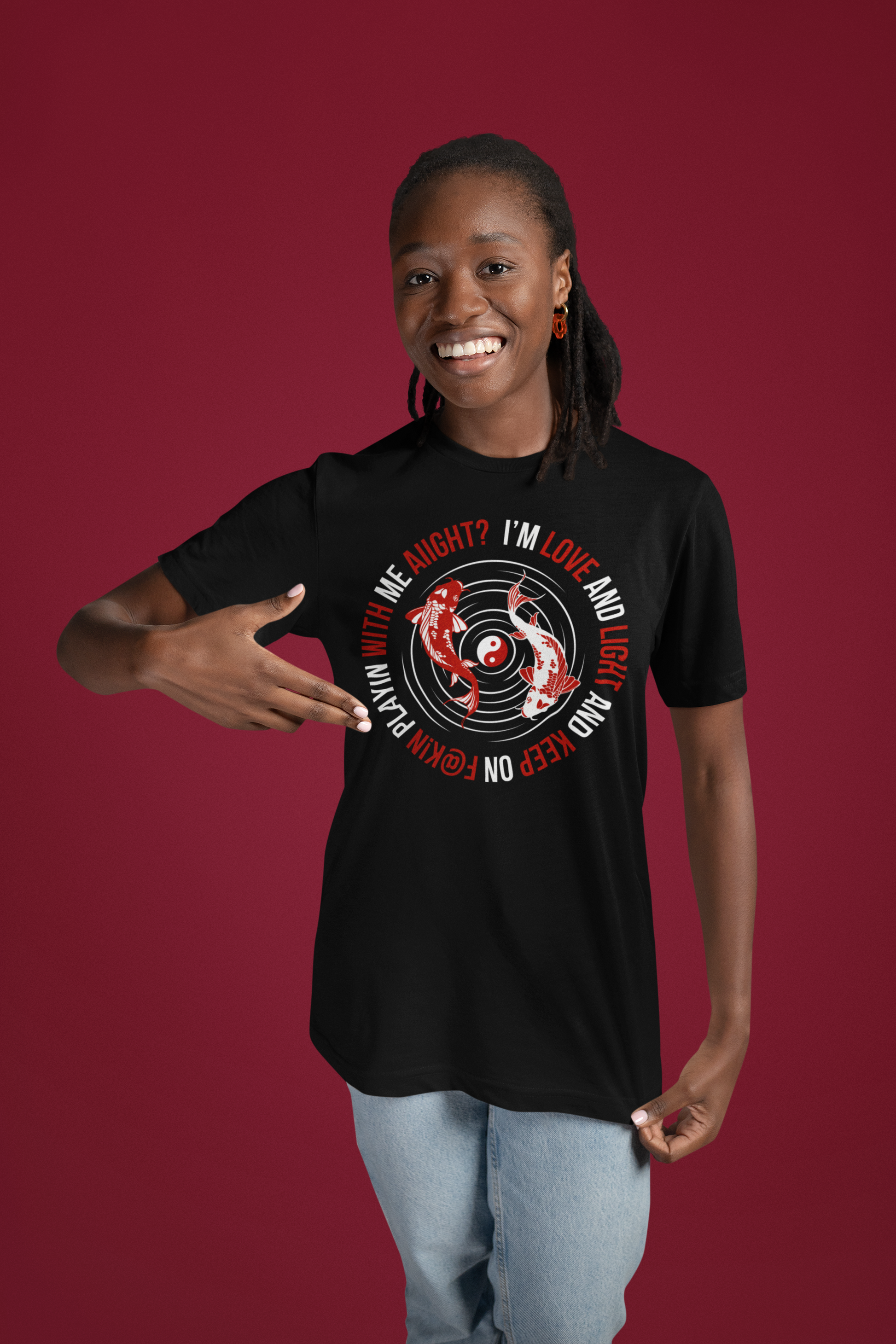 Love, Light, Koi Classic Tee